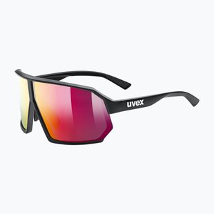 Slnečné okuliare UVEX Sportstyle 237 black matt/mirror red