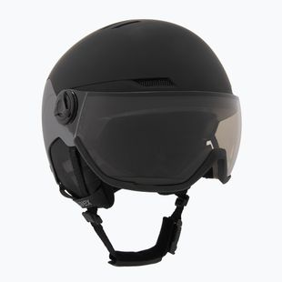 Lyžiarska prilba UVEX Wanted Visor Pro V black/silver matt