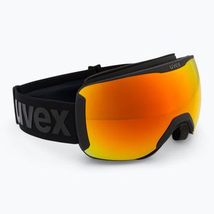 Lyžiarske okuliare UVEX Downhill 2100 CV black matt/mirror orange yellow