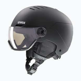Lyžiarska prilba UVEX Wanted Visor Pro V black matte