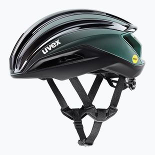 Cyklistická prilba UVEX Aero MIPS black/sage green matt