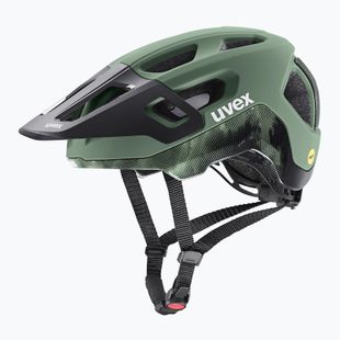 Cyklistická prilba UVEX React MIPS moss green/black matt