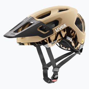 Cyklistická prilba UVEX React MIPS desert/black matt