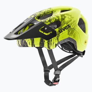 Detská cyklistická prilba UVEX React MIPS Jr lime/black
