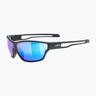 Slnečné okuliare UVEX Sportstyle 806 black matt/mirror blue