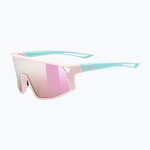 Detské slnečné okuliare UVEX UV EX Skyryse Jr pink/green matt/mirror pink