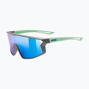 Detské slnečné okuliare UVEX Skyryse Jr grey/green matt/mirror blue