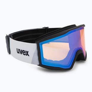 Lyžiarske okuliare UVEX Blast FM matte black/mirror blue