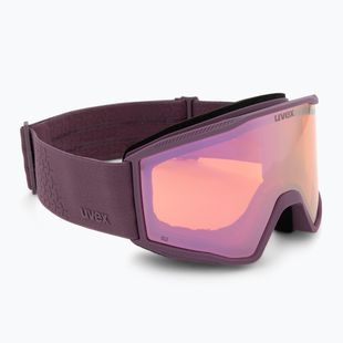 Lyžiarske okuliare UVEX Blast FM plum matt/mirror purple