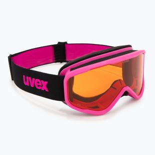 Detské lyžiarske okuliare UVEX Speedy Nova Jr pink/laser gold