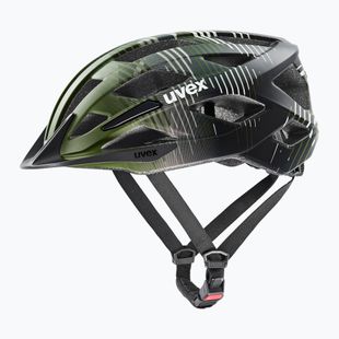 Detská cyklistická prilba UVEX Air Wing 2 CC dark olive/black matt