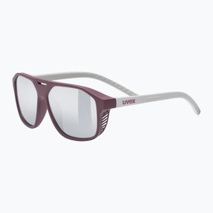 Detské slnečné okuliare UVEX Cosmic Jr cranberry/grey matt/mirror silver