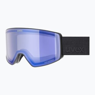Lyžiarske okuliare UVEX Scenic P S0-S4 black matt/mirror blue/pola