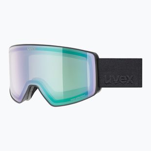 Lyžiarske okuliare UVEX Scenic P S0-S4 black matt/mirror green/pola