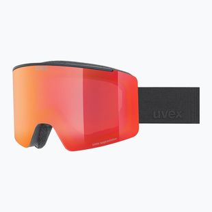 Lyžiarske okuliare UVEX Ignite FM S3 black matt/mirror red