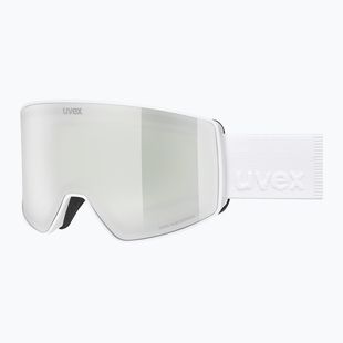 Lyžiarske okuliare UVEX Scenic FM S2 white matt/mirror silver