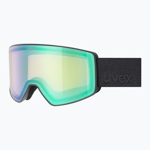 Lyžiarske okuliare UVEX Scenic FM S2 black matt/mirror green