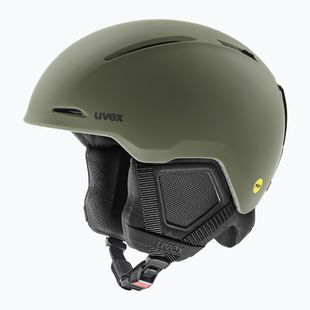 Lyžiarska prilba UVEX Monte LT MIPS khaki matt