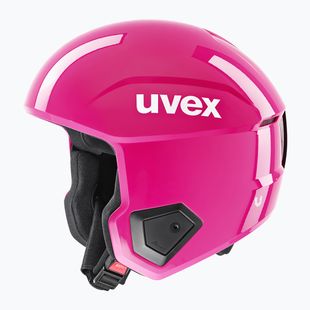 Detská lyžiarska prilba UVEX Race Up pink
