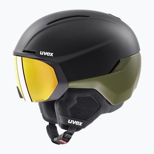 Lyžiarska prilba UVEX Horizon CV black/khaki matt