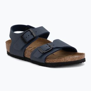 Detské sandále BIRKENSTOCK New York Birkibuc Narrow navy
