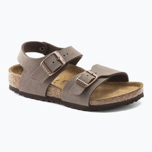 Detské sandále BIRKENSTOCK New York Birkibuc Narrow mocha