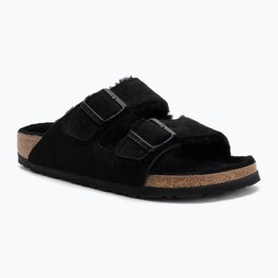 Šľapky BIRKENSTOCK Arizona Shearling SL Narrow black