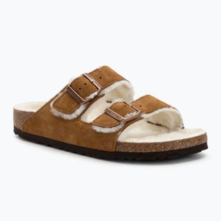 Šľapky BIRKENSTOCK Arizona Shearling SL Narrow mink