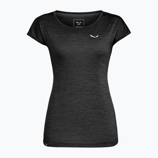 Dámske trekingové tričko Salewa Puez Melange Dry black out melange