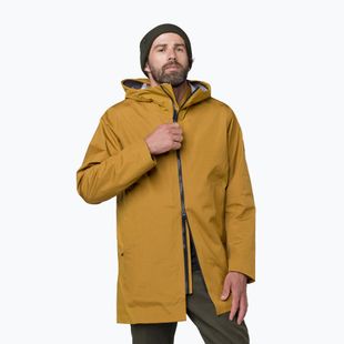 Pánska  bunda do dažďa Salewa Fanes 3L Ptx Hemp 2/1 Parka golden brown int.7020