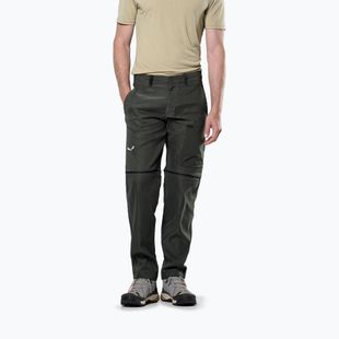 Pánske trekové nohavice Salewa Puez Hemp/Dst 2/1 dark olive