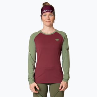 Dámske bežecké tričko LongsleeveDYNAFIT Alpine Pro burgundy