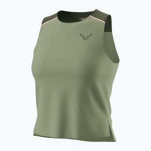 Dámske bežecké tričko DYNAFIT Sky Crop Top sage