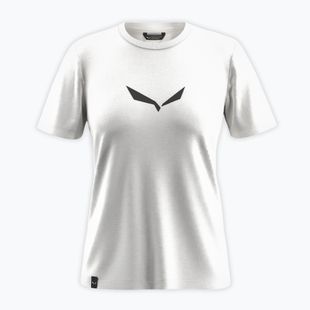 Dámske tričko Salewa Solid Dry white new logo