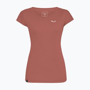 Dámske trekingové tričko Salewa Puez Melange Dry etruscan red melange