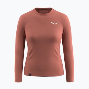 Dámske trekingové tričko Longsleeve Salewa Puez Dry etruscan red