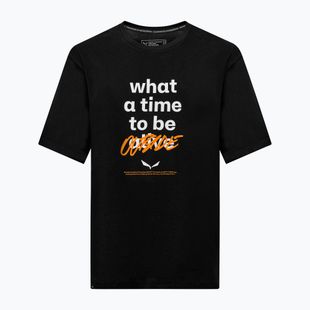 Pánske tričko Salewa Eagle Outside Loose black out