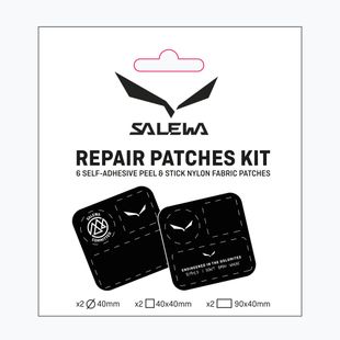 Opravná sada Salewa Repair Patches Kit 2pcs black/white