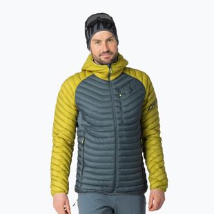 Pánska páperová bunda DYNAFIT Radical Down RDS Hooded golden lime