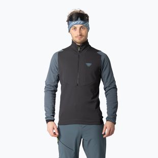 Pánska skialpová mikina DYNAFIT Blacklight Thermal 1/2 Zip cinder