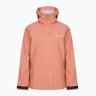 Dámska bunda do dažďa Salewa Puez Aqua 4 PTX 2.5L desert pink