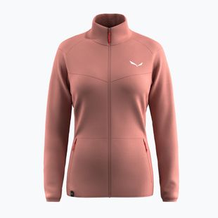 Dámska trekingová mikina Salewa Puez Cammio PL desert pink