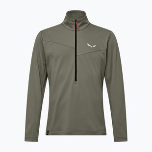 Pánska trekingová mikina Salewa Puez Cammio Polarlite Half Zip Faded Green