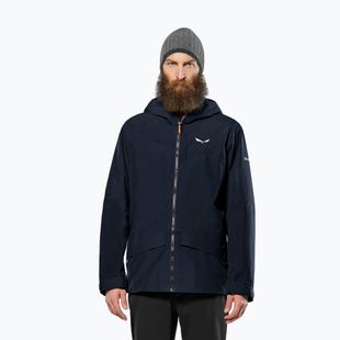 Pánska bunda do dažďa Salewa Puez GTX 2L EPE navy blazer