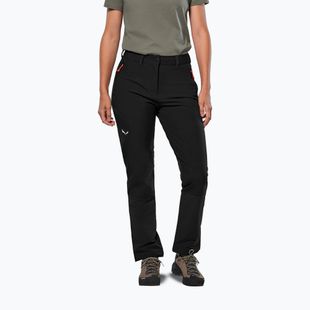 Dámske softshellové nohavice Salewa Puez Dolomia 2 black out