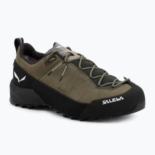 Pánske nástupové topánky Salewa Wildfire Leather 2 GTX faded green/black