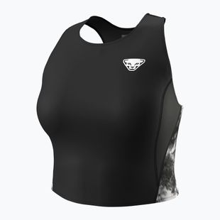 Dámske bežecké tričko DYNAFIT Trail Crop Top black