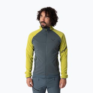 Pánska trekingová mikina DYNAFIT Transalper Thermal Hoody golden lime/0720