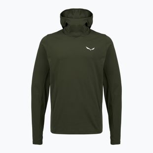Pánska trekingová mikina Salewa Puez Sun Hoodie dark olive