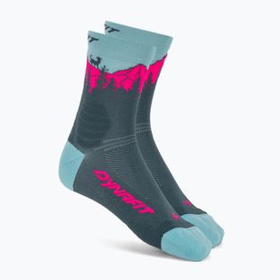 Lyžiarske ponožky DYNAFIT Traverse Mid cinder pink glo/6070